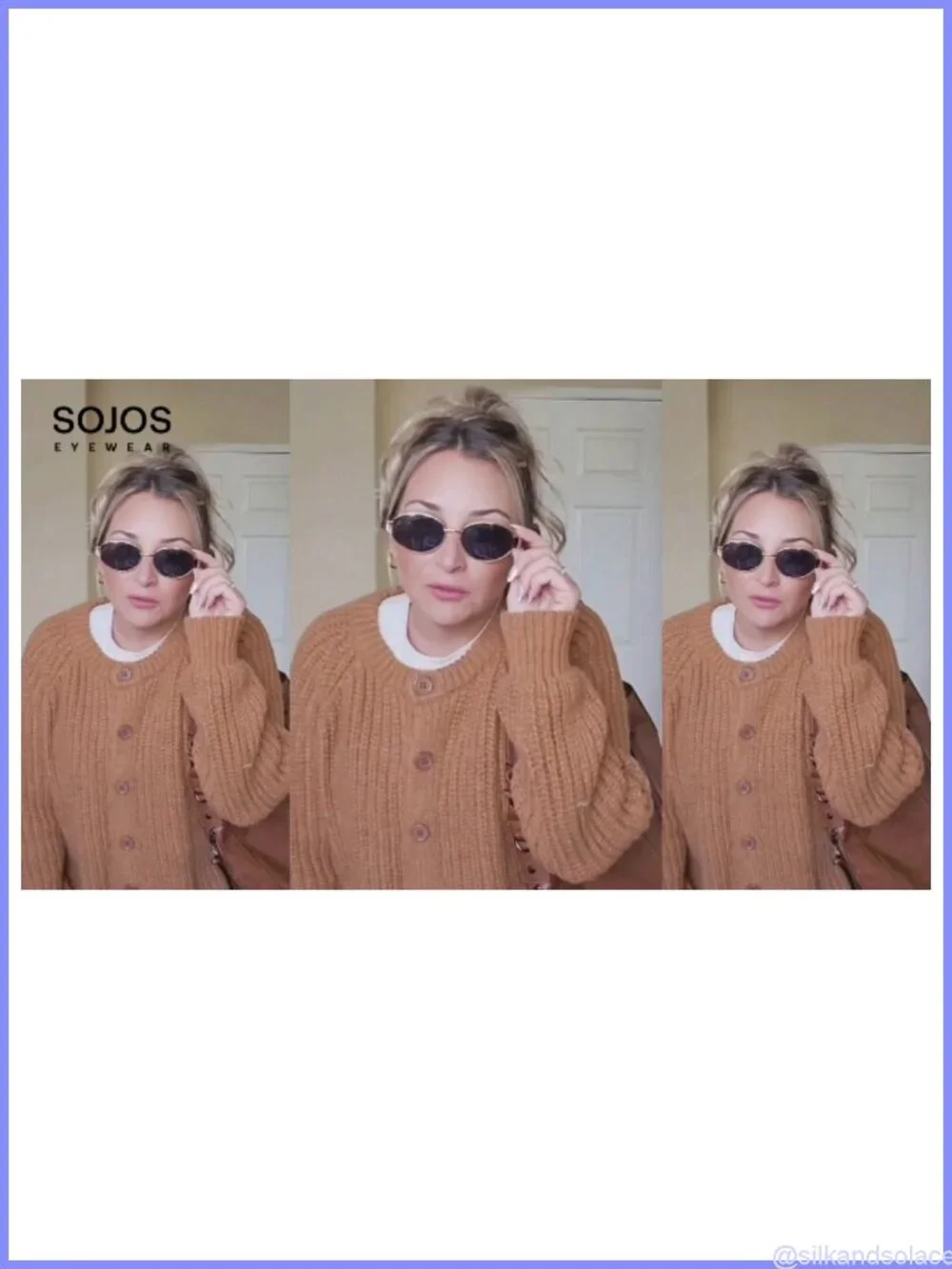 Retro Oval Sunglasses UV Protection Full Frame Classic 80s 90s Shades